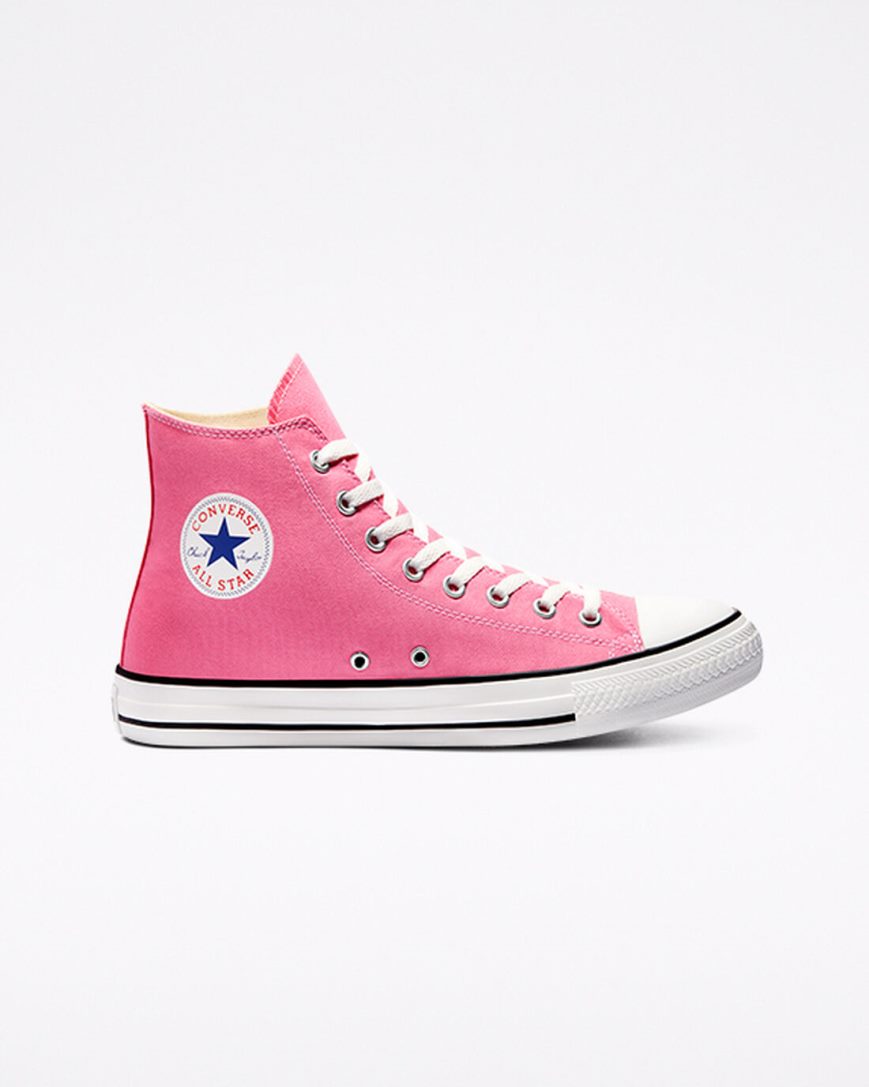 Women\'s Converse Chuck Taylor All Star Classic High Top Shoes Pink | AU 90C84O